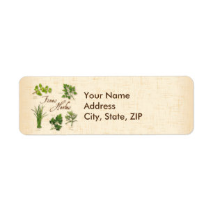 Personnaliser Amendes Étiquettes Herbes