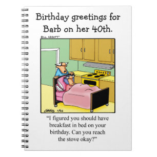 Personnaliser amusante Anniversaire de fête Carnet