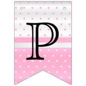 Personnaliser Anniversaire - Drapeaux de Bunting R (Troisième drapeau)