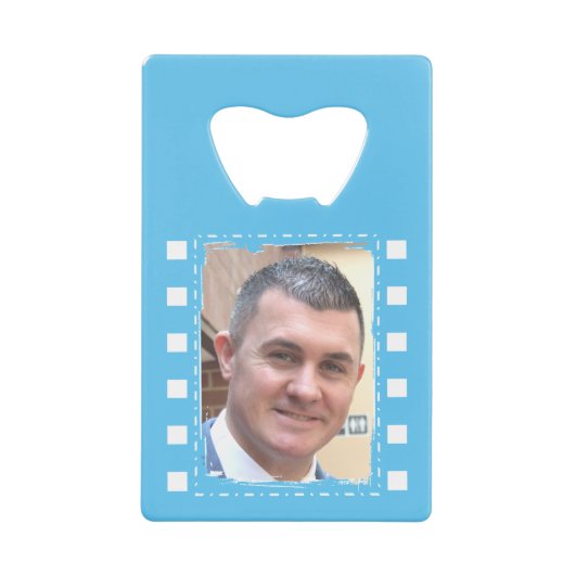 Personnaliser avec 2 photos bleu clair et blanc (Devant)