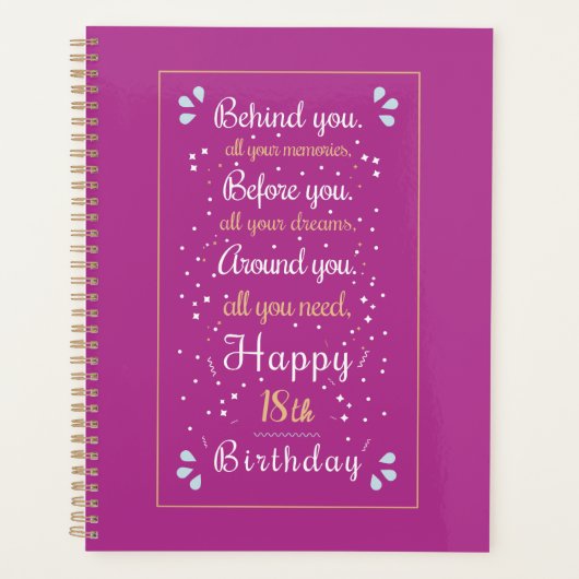 Personnaliser avec âge modifiable Anniversaire (Devant)