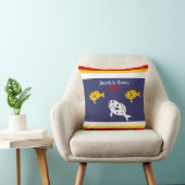 Personnaliser avec nom coussin poisson (Chaise)