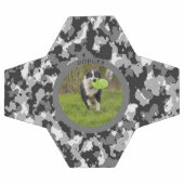Personnaliser B & W Camo Chien Nom Image Jouer (Plat)