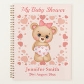 Personnaliser Baby shower mignon Ours en Teddy Ros (Devant)