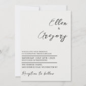 Personnaliser Belle et brillante invitation à l'he (Dos)