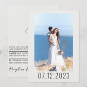 Personnaliser Belle et brillante invitation à l'he (Devant / Derrière)