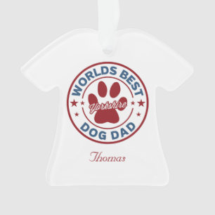Personnaliser Best Dog Papa Yorkshire
