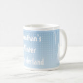 Personnaliser Birthday Boy Winter Onederland mug (Devant droit)