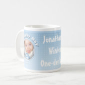 Personnaliser Birthday Boy Winter Onederland mug (Devant gauche)