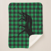 Personnaliser Bison vert Plaid Chien coyote sauvag (Devant)