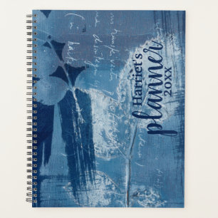 Personnaliser bleue abstraite moderne