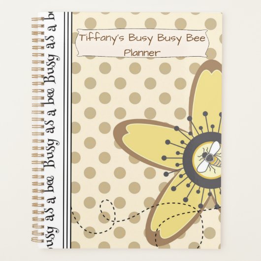 Personnaliser Busy Bee Planner (Devant)