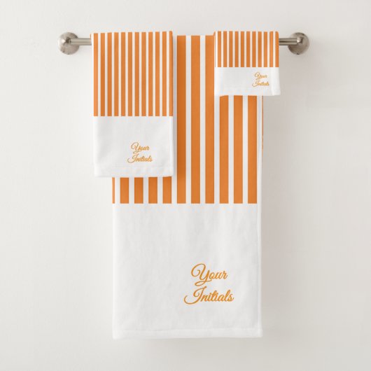 Personnaliser Cadeau Mariage Orange Blancs (En situation)
