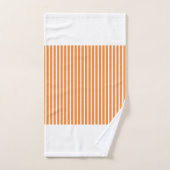 Personnaliser Cadeau Mariage Orange Blancs (Serviette à main)