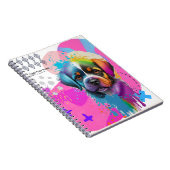 PERSONNALISER : Cahier Chien Chiot Mignon (Côté Droit)