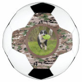 Personnaliser Camo Chien Nom Image Jouer (Devant)