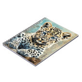 PERSONNALISER Carnet de notes Adorable Bébé Léopar (Côté gauche)