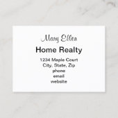 Personnaliser Carte de visite Open House (Dos)