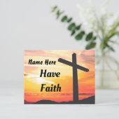 Personnaliser carte postale ont foi (Debout devant)