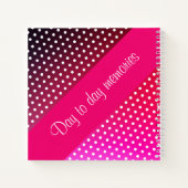 Personnaliser ce Carnet de journal rose (Dos)