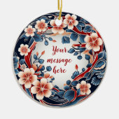 Personnaliser cet ornement de Chiyogami (Devant)