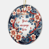 Personnaliser cet ornement de Chiyogami (Gauche)