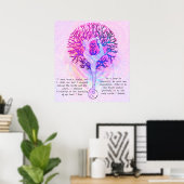 Personnaliser cette affiche - Yoga rose Yin Yang (Bureau à domicile)