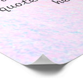 Personnaliser cette affiche - Yoga rose Yin Yang (Coin)