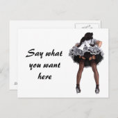 Personnaliser cette carte postale (Devant / Derrière)