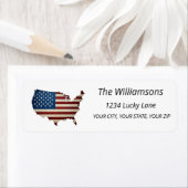 PERSONNALISER CETTE ÉTIQUETTE D'ADRESSE DE RETOUR (En situation)