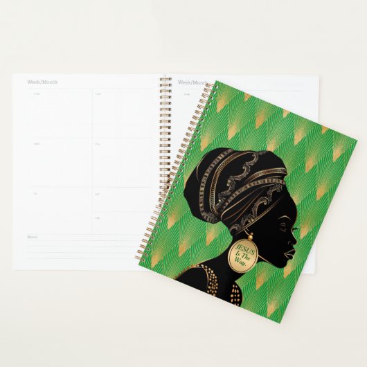 Personnaliser Citation religieuse, Africaine Améri (Devant avec enveloppe)