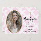 Personnaliser Confirmation ado photo merci (Devant / Derrière)