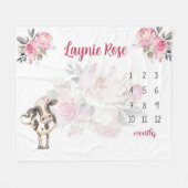 Personnaliser Couverture bébé, Couverture pour béb (Devant (Horizontal))