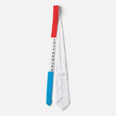 Personnaliser Cravate Drapeau Luxembourg (Dos)