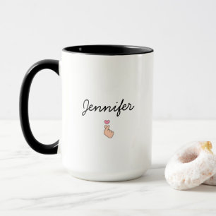 Personnaliser Créez votre nom chic tasse à café