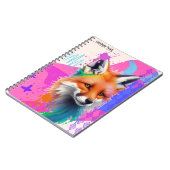 PERSONNALISER : Cute Fox | Journal carnet (Côté gauche)