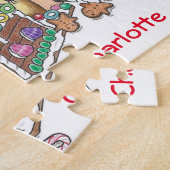 Personnaliser Cute Meerkats puzzle rose (Côté)