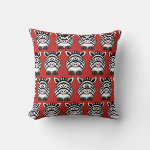 Personnaliser Cute Zebra Coussin