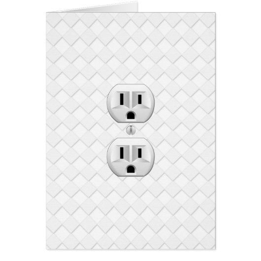 Personnaliser d'amusement de la prise de courant é (Devant)