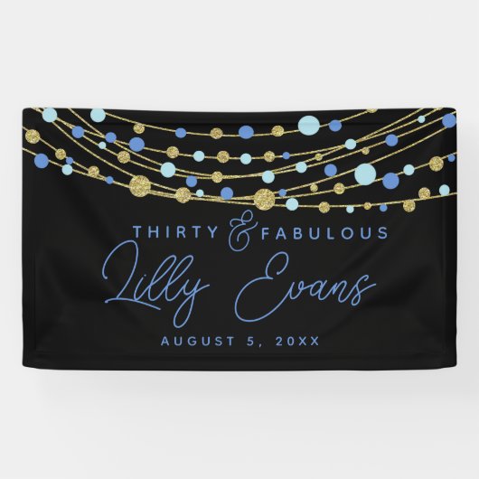 Personnaliser de bannière de l'anniversaire de jal (Horizontal)