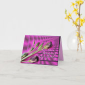 Personnaliser de carte de sympathie de Lisianthus (Fleur jaune)