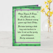 Personnaliser de carte de voeux d'histoire de St   (Fleur jaune)