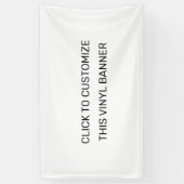 PERSONNALISER DE CETTE Bannière VINYL (Vertical)