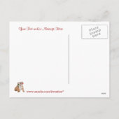 Personnaliser de chiot de bouledogue il carte (Dos)