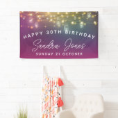 Personnaliser de la bannière de l'anniversaire de (En situation)