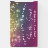 Personnaliser de la bannière de l'anniversaire de (Vertical)