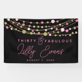 Personnaliser de la bannière de l'anniversaire de  (Horizontal)