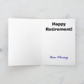 Personnaliser de la carte de retraite pompienne! (Intérieur)