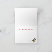 Personnaliser de la carte de vacances de Chow (Intérieur)