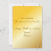 Personnaliser de la carte de voeux pour les événem (Dos)